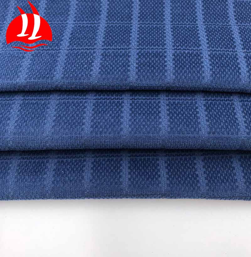 Cotton Spandex Woven Check Dobby Thick Corduroy Fabric For Suits