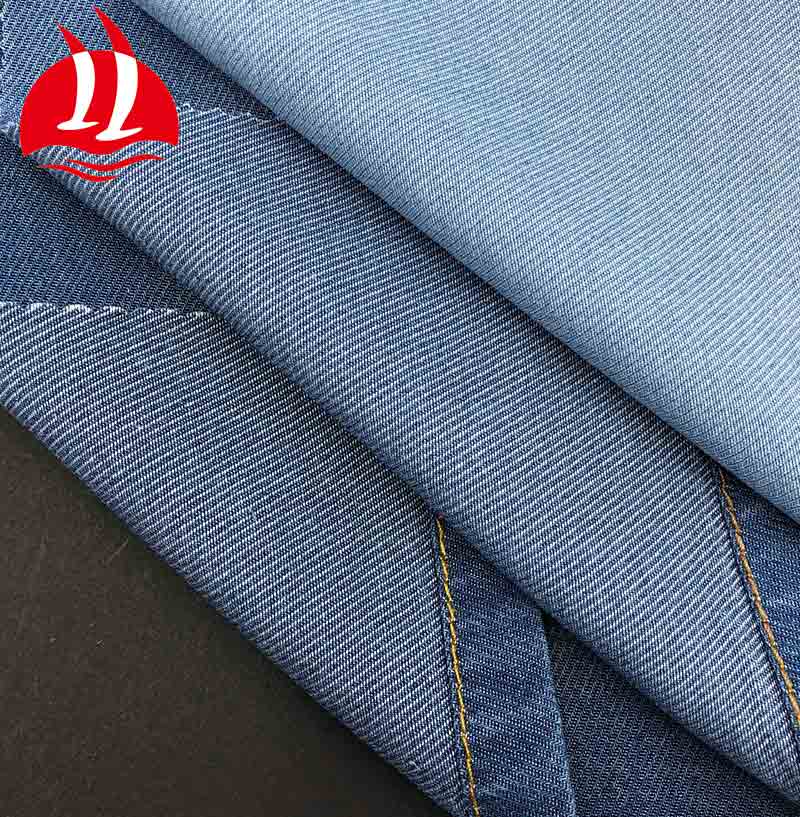In Stock Cotton Without Elastic Jean Fabric Shirt Prices Cotton Denim Fabric Wholesale