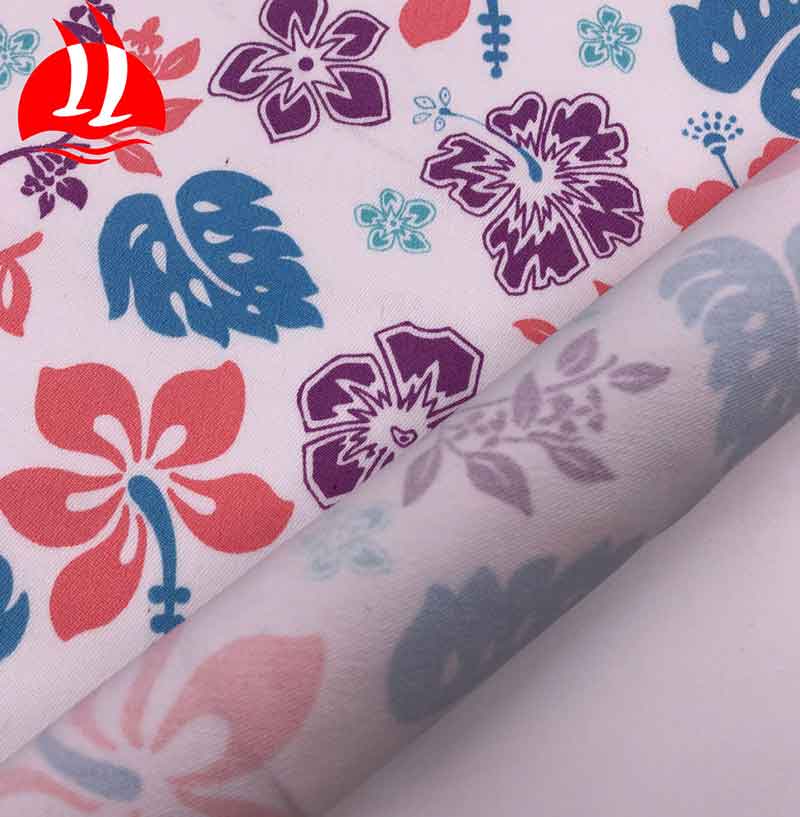 Custom Printed Stretch Twill Cotton Fabric